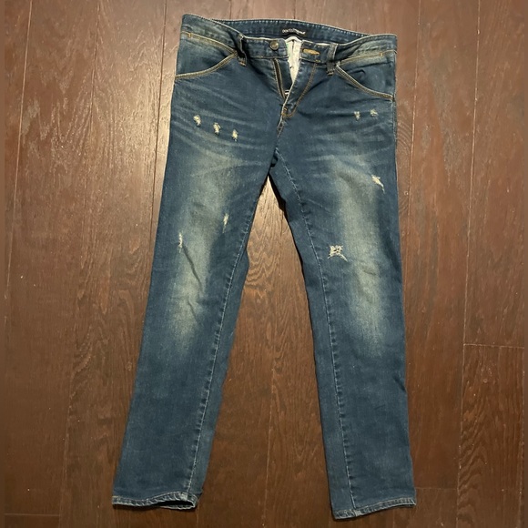 Dolce & Gabbana Men’s 14 Classic Distressed Slim Straight Designer Jeans 30x30